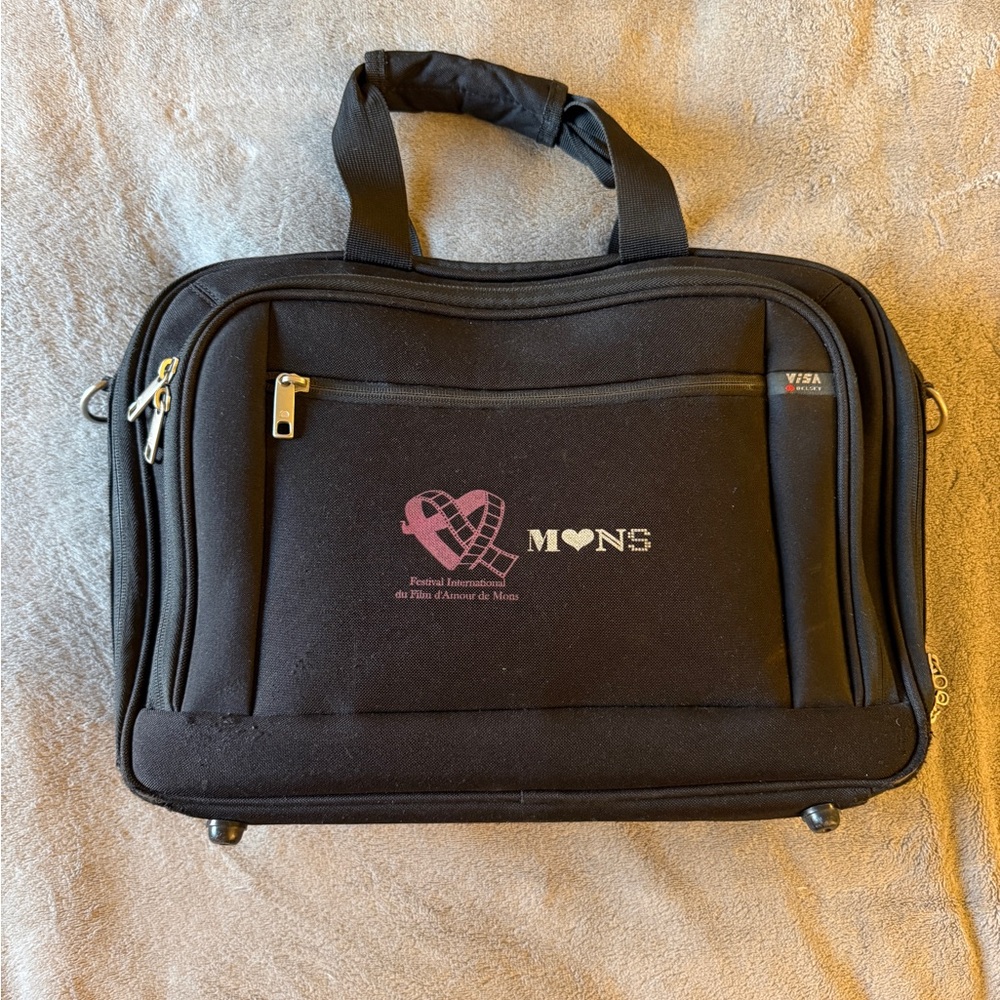 Love International Film Festival Mons Black Laptop/Document Bag